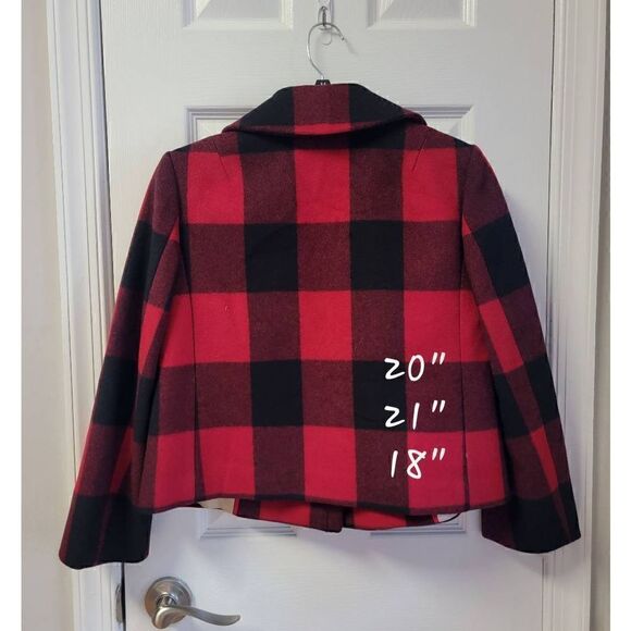 J.Crew Buffalo Plaid Coat/Jacket 4 - Picture 3 of 8